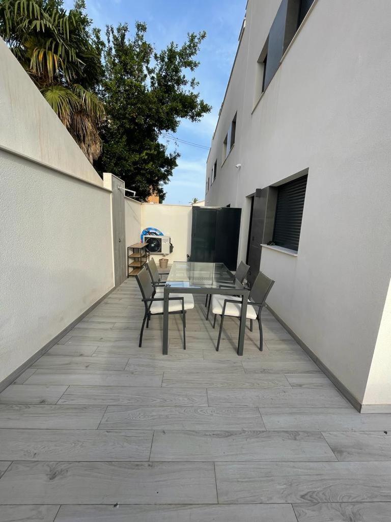 Beach Bungalow With Swiming Pool And Long Terrace San Javier Buitenkant foto