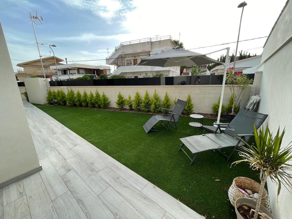 Beach Bungalow With Swiming Pool And Long Terrace San Javier Buitenkant foto