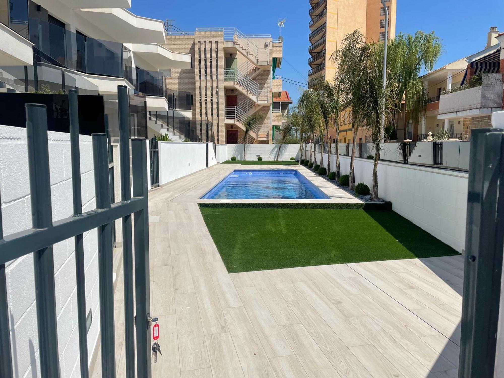 Beach Bungalow With Swiming Pool And Long Terrace San Javier Buitenkant foto